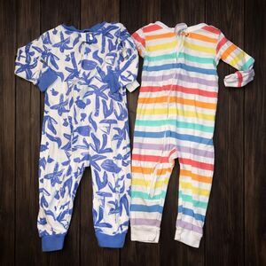 Carter’s Baby Pajamas 18 Months 2 Pack Zip Sleepers Cotton Bundle Adorable baby